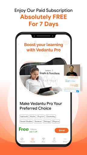 Vedantu: LIVE Learning App | Class 1-12, JEE, NEET 7 تصوير الشاشة