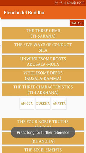 Buddha's lists screenshot 4