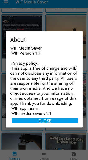 WIF Media Saver for Social Media videos screenshot 3