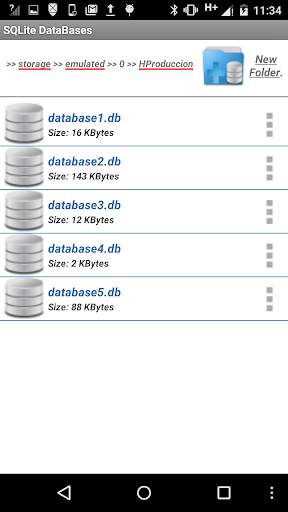 SQLite DataBases Explorer screenshot 2