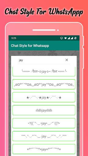 Chat Style For WhatsApp : Cool Font & Stylish Text screenshot 5