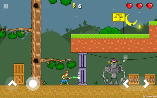 High Voltage 2D — Robots Attack Battle Platformer screenshot 12