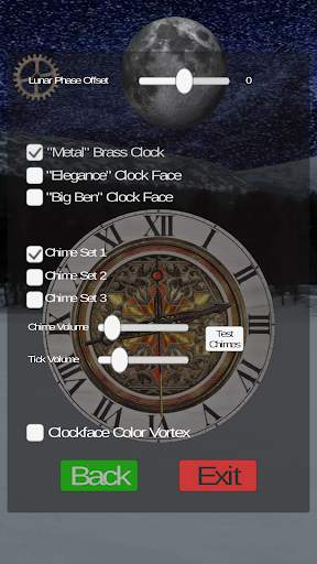 Winter Clock Free screenshot 1