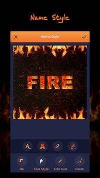 Fire Text Name Art Maker screenshot 4