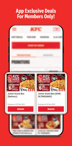 KFC Singapore screenshot 1