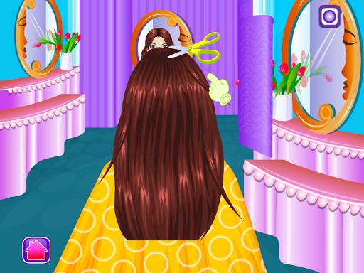 Hair style salon girls games screenshot 3