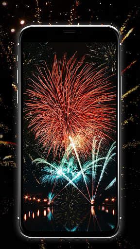 Fireworks APUS Launcher live wallpaper screenshot 3