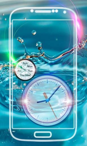 Water Clock Live Wallpaper screenshot 6