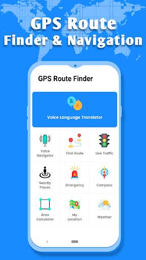 GPS Route Finder (City Guide & Voice Translator) screenshot 1