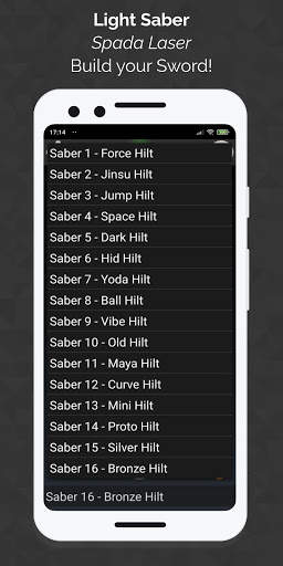 LightSaber simulator screenshot 2