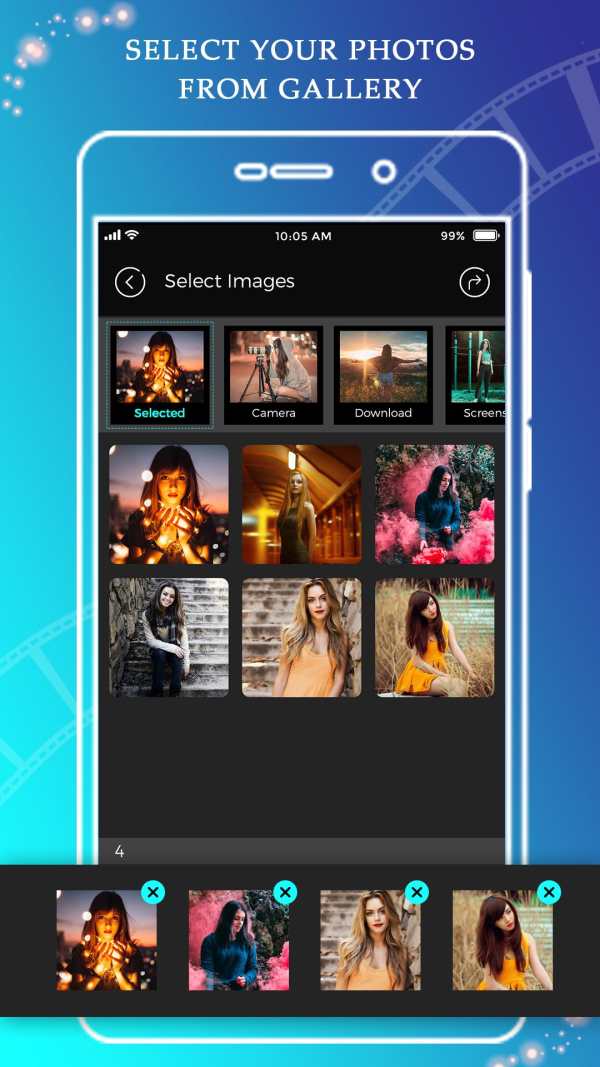 Song Photo Video Maker screenshot 1