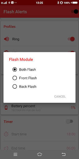 Flash Alerts on Call and SMS screenshot 1