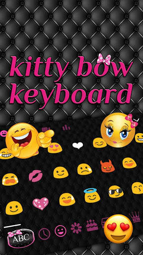 Cute Bow Keyboard theme screenshot 3