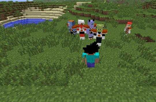 Saiyan Mod for Minecraft screenshot 1