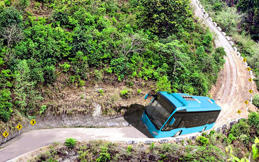 Offroad Mountains Bus Driving Simulator:Coach Game screenshot 2