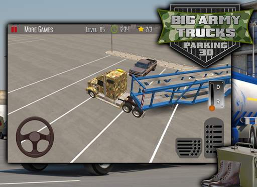 Big Army Trucks Parking 3D screenshot 6
