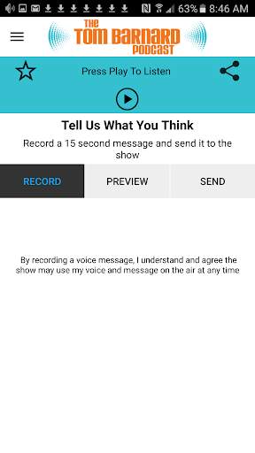 Tom Barnard Podcast App screenshot 3