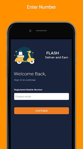 Flash - Deliver & Earn स्क्रीनशॉट 1