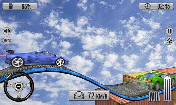 Impossible Car Stunts 2019 - Skyline Racing screenshot 1