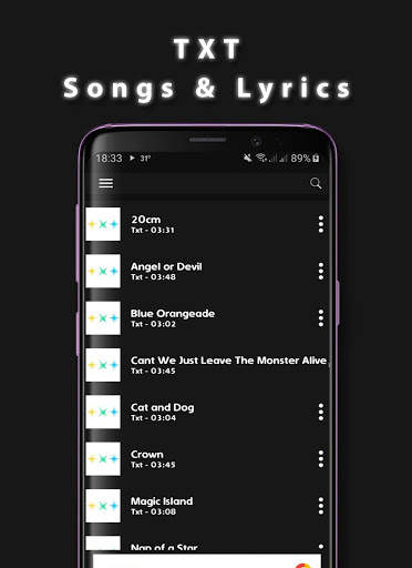 TXT Offline Songs & Lyrics screenshot 1