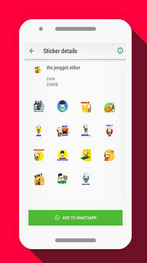 Stiker WA Cowok Muslim Keren screenshot 2