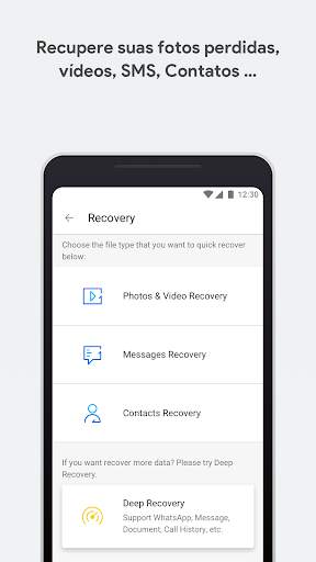 Dr.fone - Recuperação e transferência e backup screenshot 2