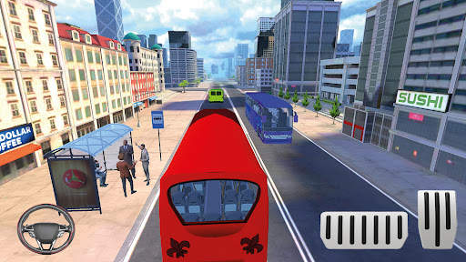 Modern Bus 3D Parking Games screenshot 1