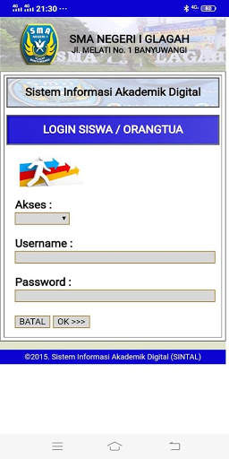 SMAN 1 Glagah - Informasi Akademik screenshot 1