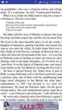 Malala Yousafzai screenshot 1
