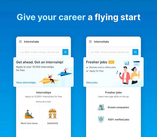 Internshala Internships & Jobs screenshot 1