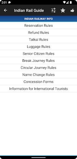 Indian Rail Guide screenshot 5