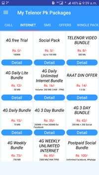 All Telenor Pk Packages: скриншот 3