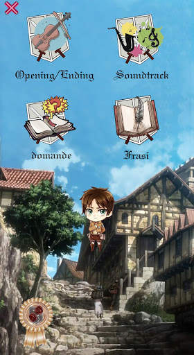 SNK L'attacco dei giganti domande, musica e frasi screenshot 1