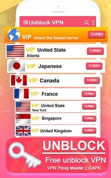 VPN Unblock sites FREE VPN Proxy screenshot 2