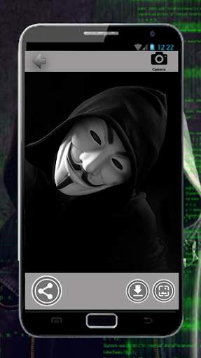Anonymous Mask Montage Photo screenshot 3