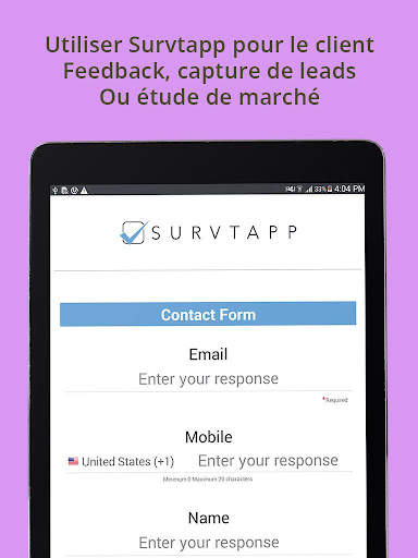 App d'enquête hors ligne screenshot 12
