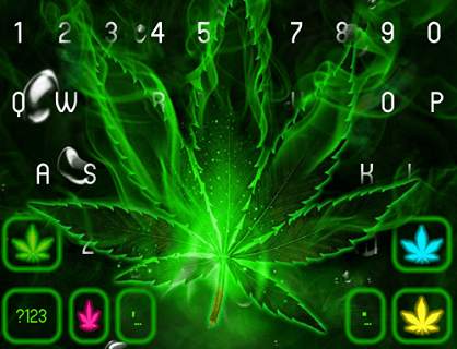 Weed Rasta Keyboard 5 تصوير الشاشة