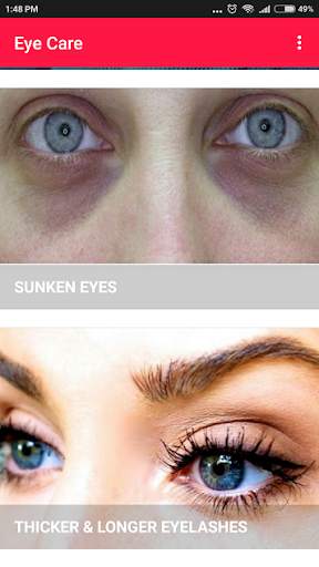 Eye Care - Eye Exercises, Dark Circles, Eyebrows screenshot 6