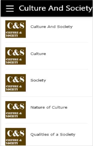 Culture and Society скриншот 1