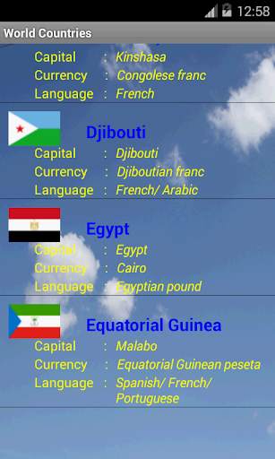 World Countries screenshot 3