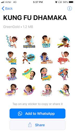 Chhota Bheem WAStickers screenshot 7