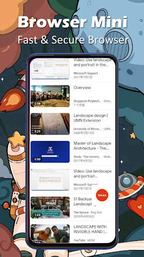 Super Web Browser Mini स्क्रीनशॉट 1