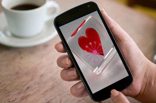Love Clock Live Wallpaper 3 تصوير الشاشة