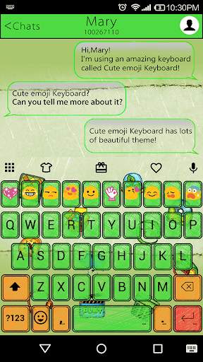 Doodle Style Emoji Keyboard screenshot 1