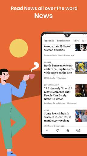 Spark Browser - Fast Indian Browser, Videos, News screenshot 5