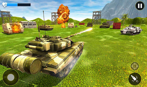 Tank vs Missile Fight-War Machines battle screenshot 12