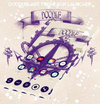 Doodles Art Theme for Launcher screenshot 2