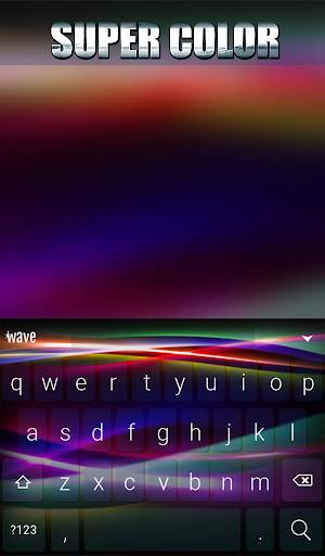 Super Color Animated Keyboard   Live Wallpaper screenshot 2