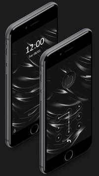 Stylish Black Phone 7 Launcher screenshot 3