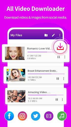 Turbo Downloader –Download Video & Private Browser screenshot 1